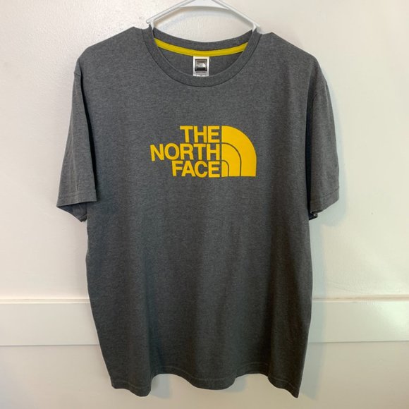 The North Face Gray & Yellow Half Dome Short-Sleeve Tee - Picture 1 of 5
